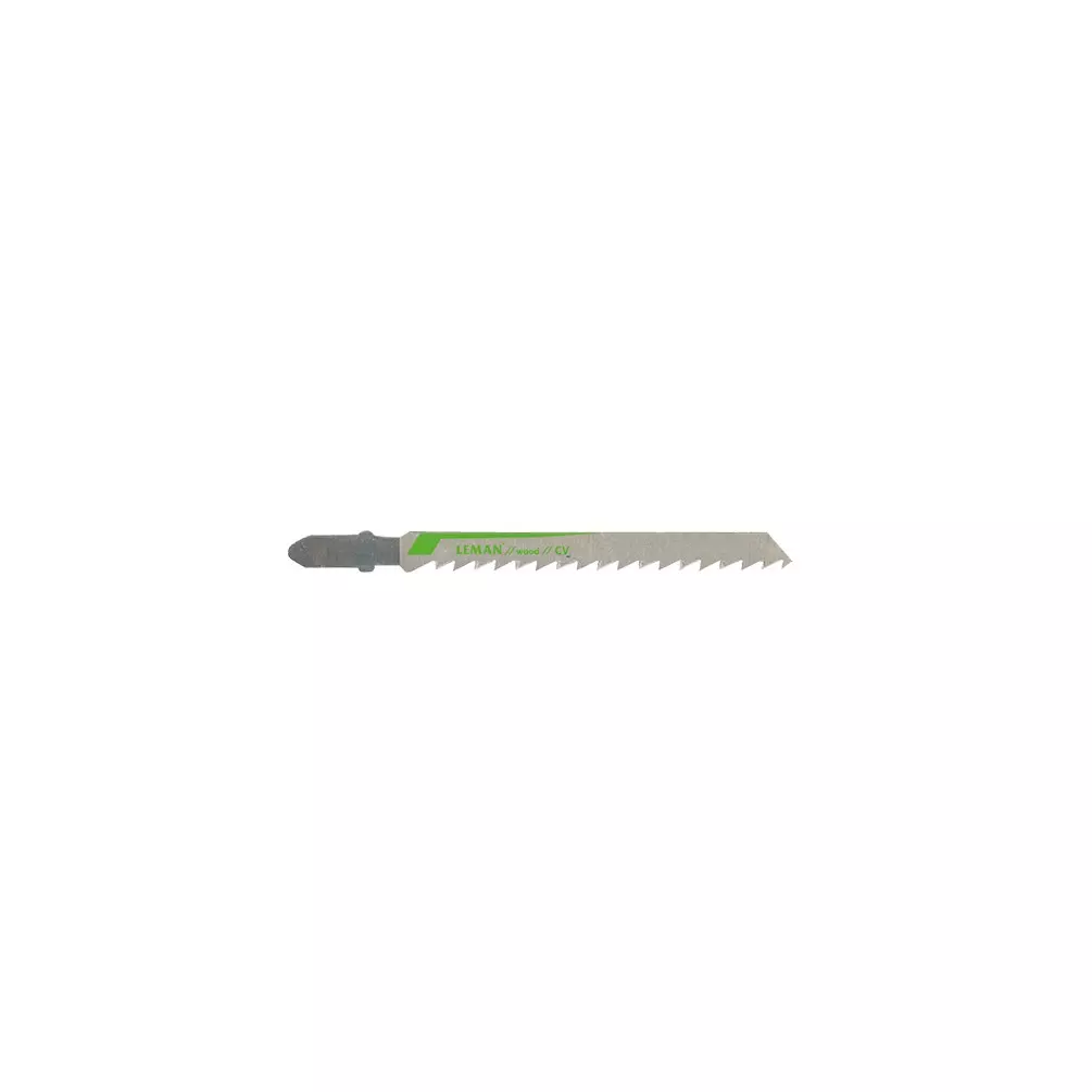 3 lames de scie sauteuse CV - Lu. 75 mm pas 4 mm - coupe fine pour bois - LEMAN - 7004.03 3 lames de scie sauteuse CV - Lu. 75 mm pas 4 mm - coupe fine pour bois - LEMAN - 7004.03