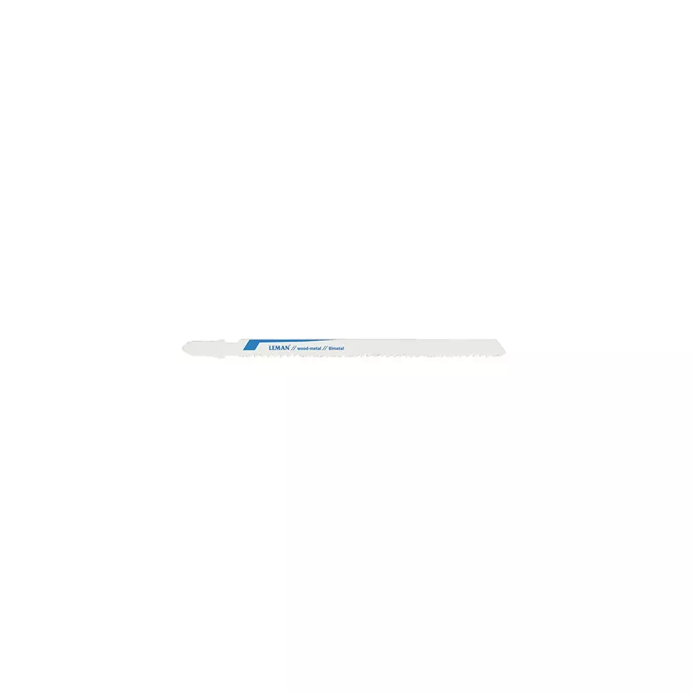 5 lames de scie sauteuse bi-métal - Lu. 110 mm pas 1.8 mm - coupe droite pour inox - LEMAN - 7001.05 5 lames de scie sauteuse bi-métal - Lu. 110 mm pas 1.8 mm - coupe droite pour inox - LEMAN - 7001.05