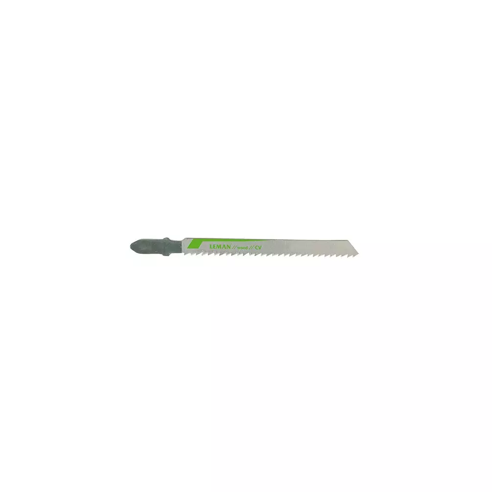 5 lames de scie sauteuse CV - Lu. 75 mm pas 2.5 mm - coupe fine pour bois - LEMAN - 7002.05 5 lames de scie sauteuse CV - Lu. 75 mm pas 2.5 mm - coupe fine pour bois - LEMAN - 7002.05