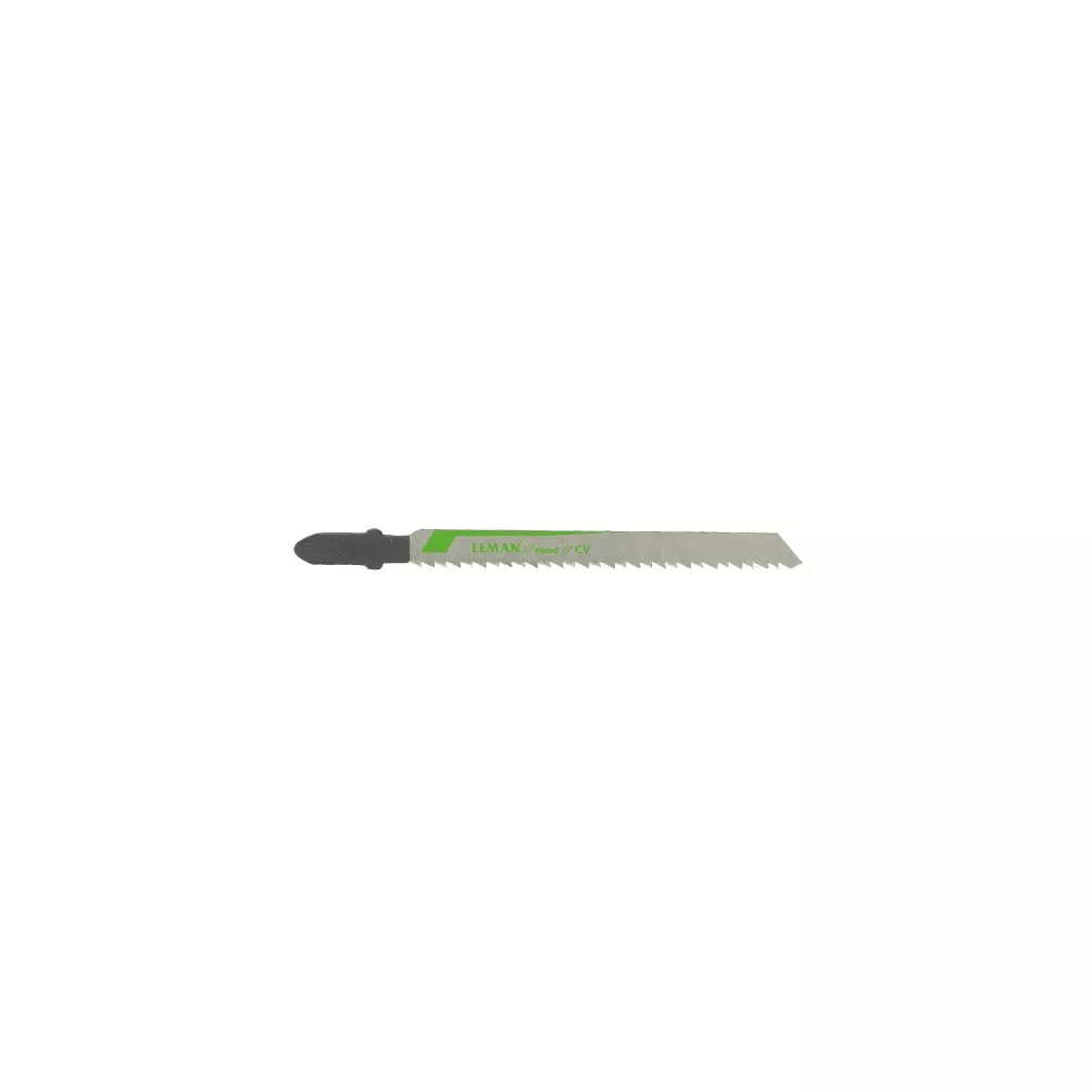 5 lames de scie sauteuse CV - Lu. 75 mm pas 2.5 mm - coupe fine pour bois - LEMAN - 7003.05 5 lames de scie sauteuse CV - Lu. 75 mm pas 2.5 mm - coupe fine pour bois - LEMAN - 7003.05