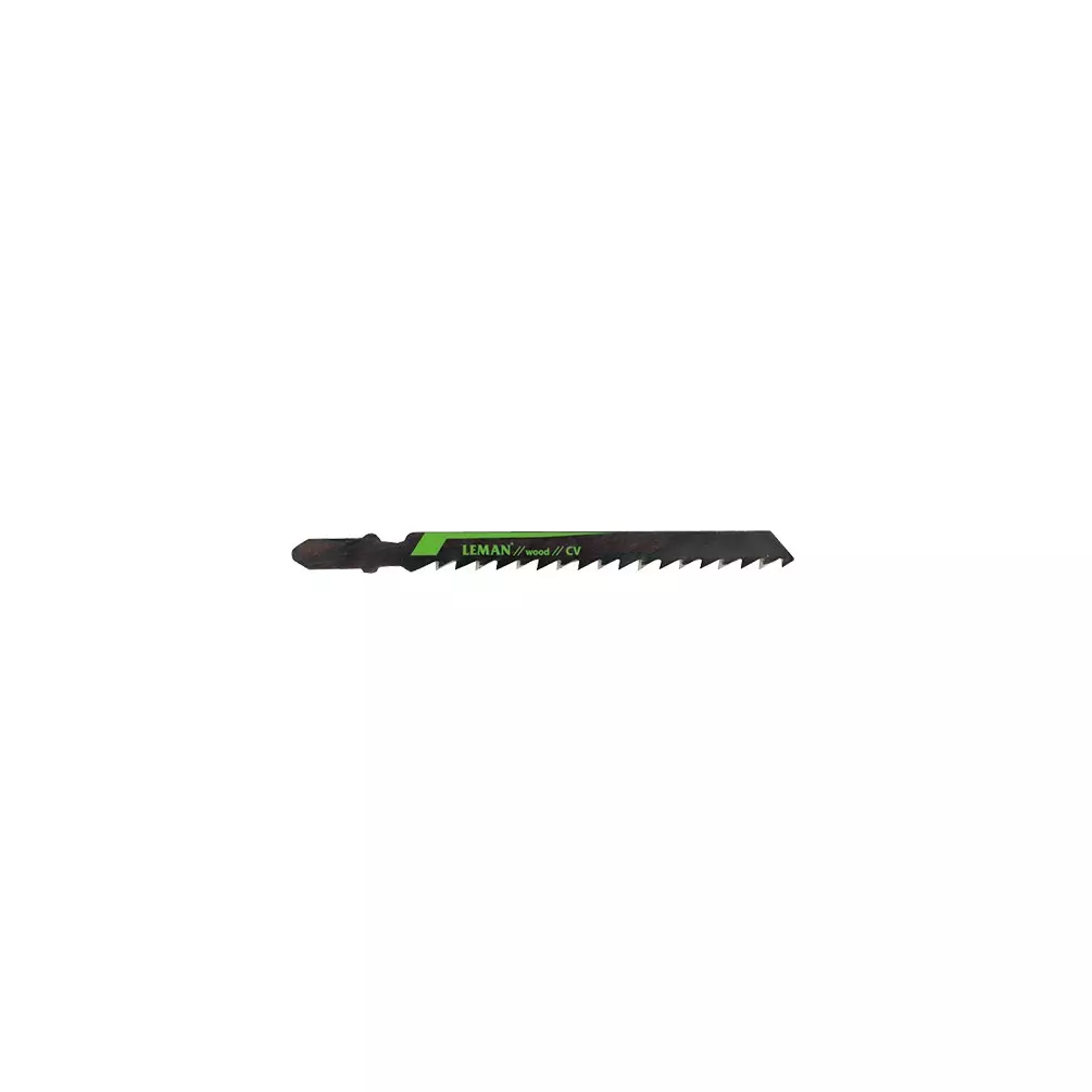 5 lames de scie sauteuse CV - Lu. 75 mm pas 4 mm - coupe grossière pour bois - LEMAN - 7010.05 5 lames de scie sauteuse CV - Lu. 75 mm pas 4 mm - coupe grossière pour bois - LEMAN - 7010.05