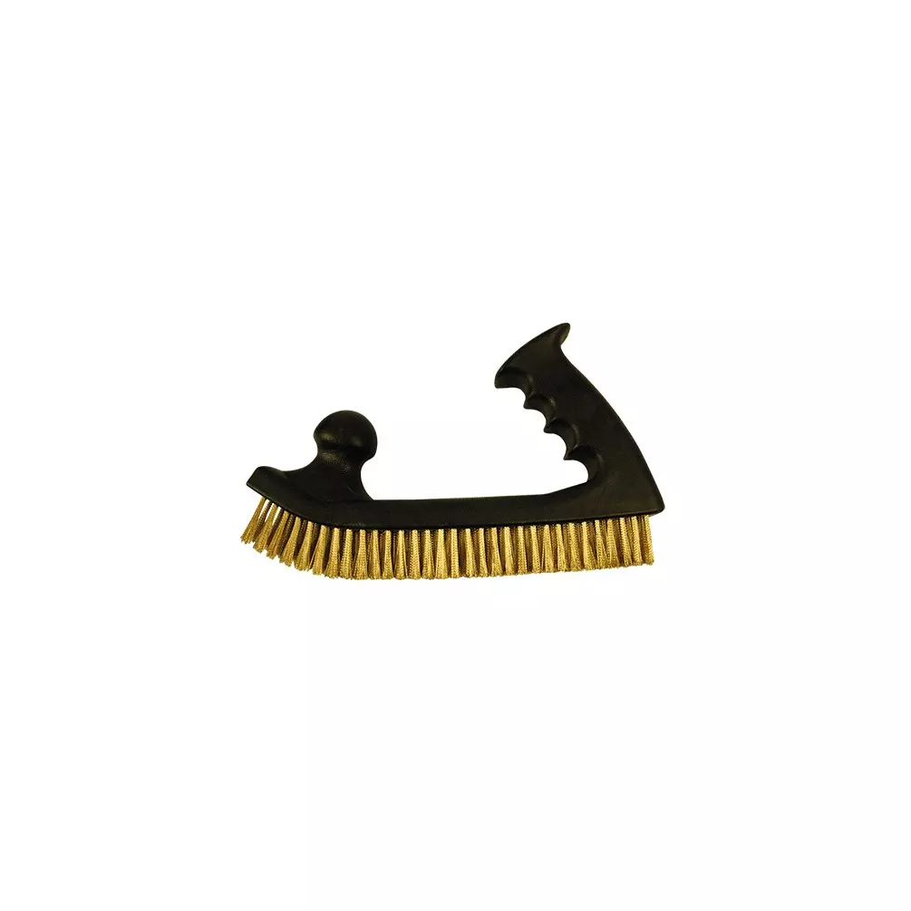Brosse manuelle forme rabot - fil acier laitonné 0.30 mm - pour bois/métal - Décapage dur - LEMAN - 760.192 Brosse manuelle forme rabot - fil acier laitonné 0.30 mm - pour bois/métal - Décapage dur - LEMAN - 760.192