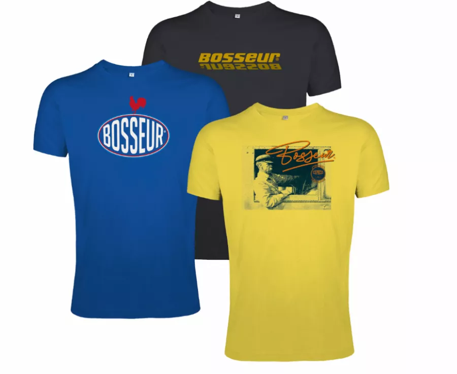 Lot de 3 Tee-shirt - BOSSEUR - Edition limitée 2023 T.M    12016-001