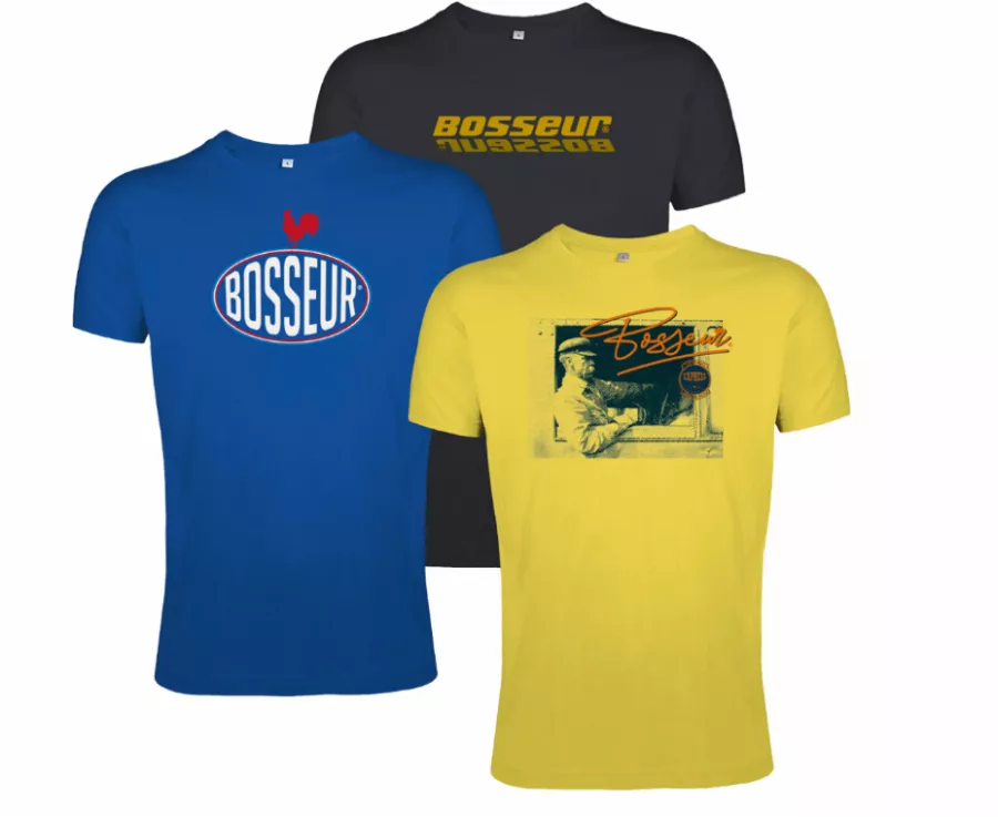 Lot de 3 Tee-shirt - BOSSEUR - Edition limitée 2023 T.M 12016-001 Lot de 3 Tee-shirt - BOSSEUR - Edition limitée 2023 T.M 12016-001