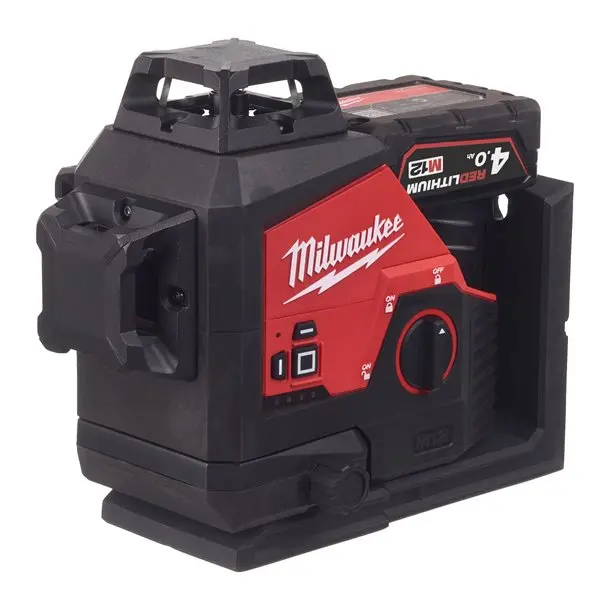 Laser 3 lignes vert 360° M12 3PL-401C MILWAUKEE - 4933478102