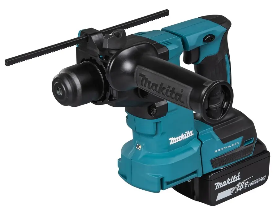 Perforateur SDS-PLUS LXT ® - MAKITA - avec 2 batteries 18V 5Ah - chargeur - MAKPAC - DHR183RTWJ