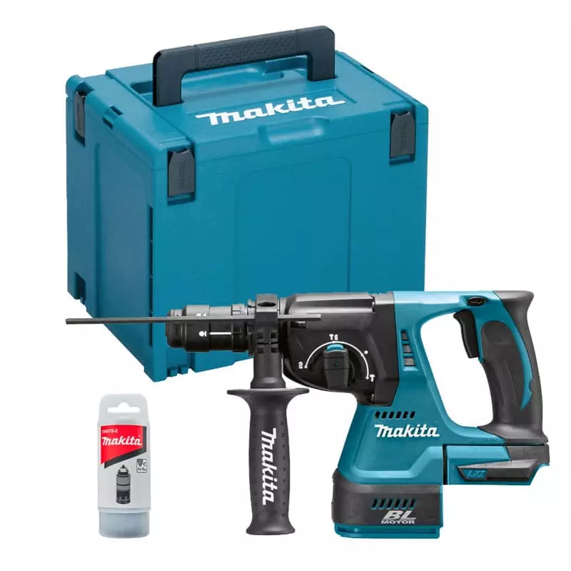 Perfo-burineur MAKITA SDS-Plus 18V Li-Ion 24 mm - Sans batterie, ni chargeur - DHR243ZJ