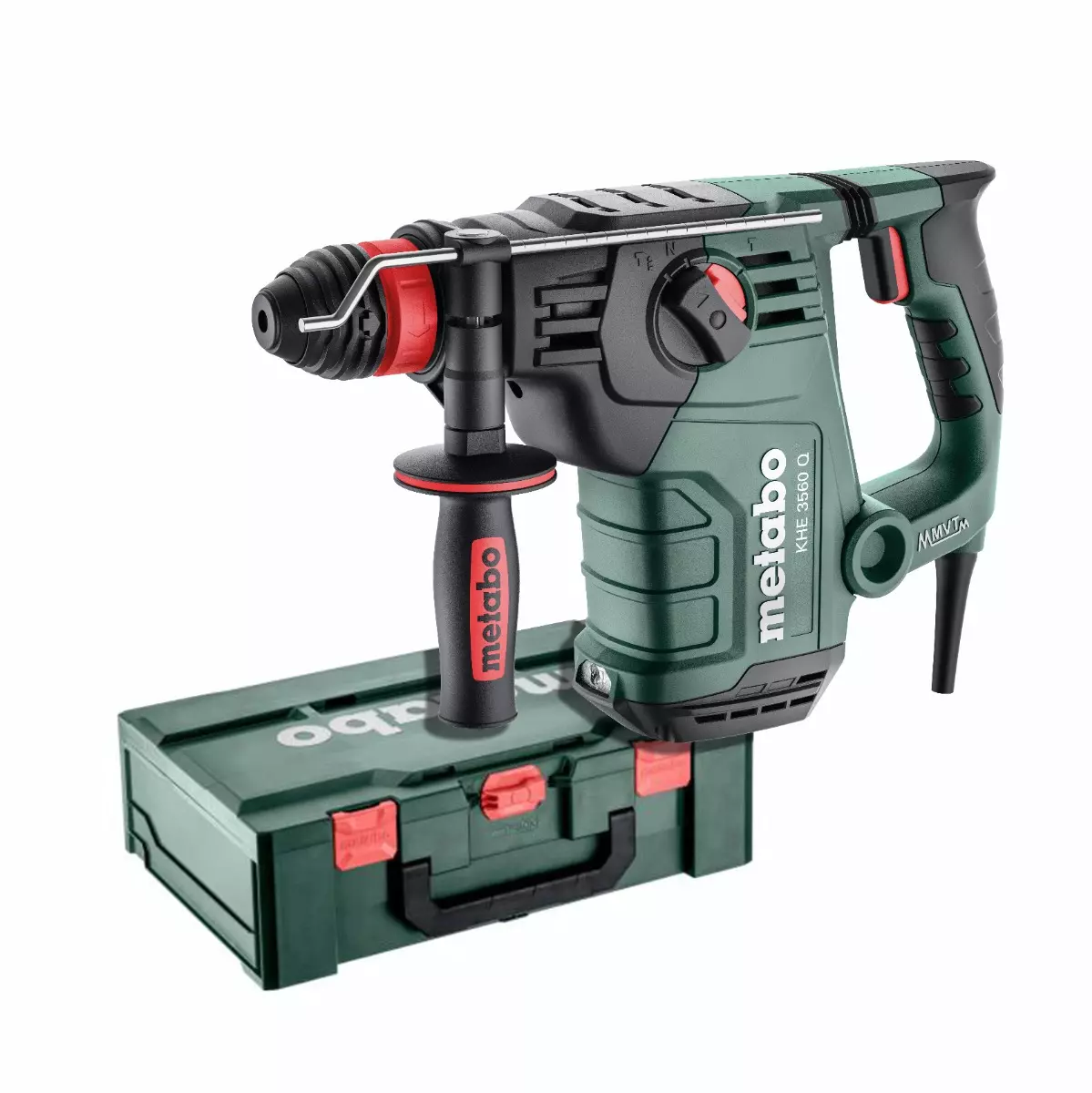 Marteau combiné SDS-plus - KHE 3560 Q - 1050W - METABO - avec METABOX - 600811500 Marteau combiné SDS-plus - KHE 3560 Q - 1050W - METABO - avec METABOX - 600811500
