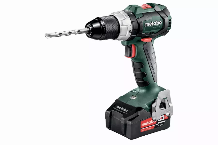 Perceuse visseuse METABO - BS 18V - LT BL 2 x 4,0 Ah Li-Power, ASC 55, coffret - 602325500