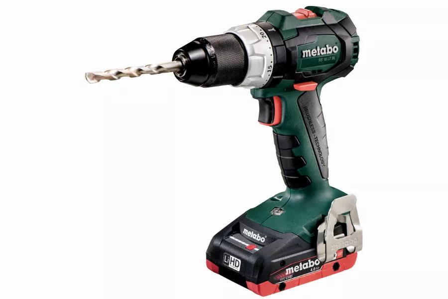 Perceuse visseuse METABO - BS 18V - LT BL 2 x 4,0 Ah LiHD, ASC 55, coffret - 602325800