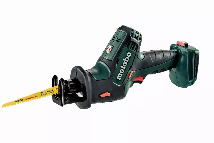 Scie sabre SSE 18 LTX METABO sans batterie ni chargeur + coffret MetaBox - 602266840