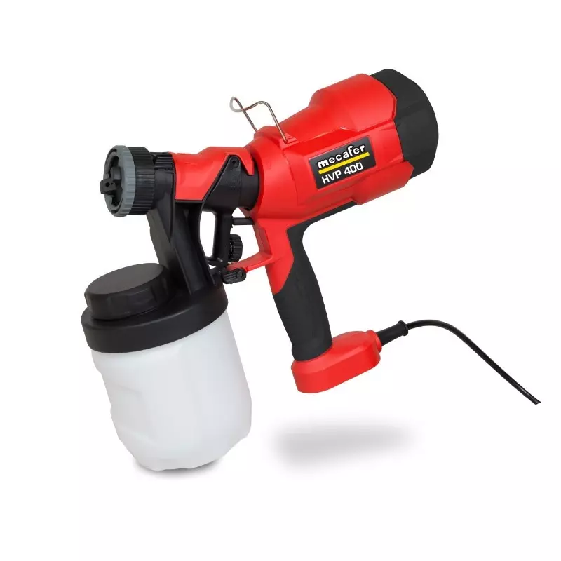 Pistolet de peinture HVP400 HVLP autonome avec godet gradué - 400 W - MECAFER - 490040 Pistolet de peinture HVP400 HVLP autonome avec godet gradué - 400 W - MECAFER - 490040