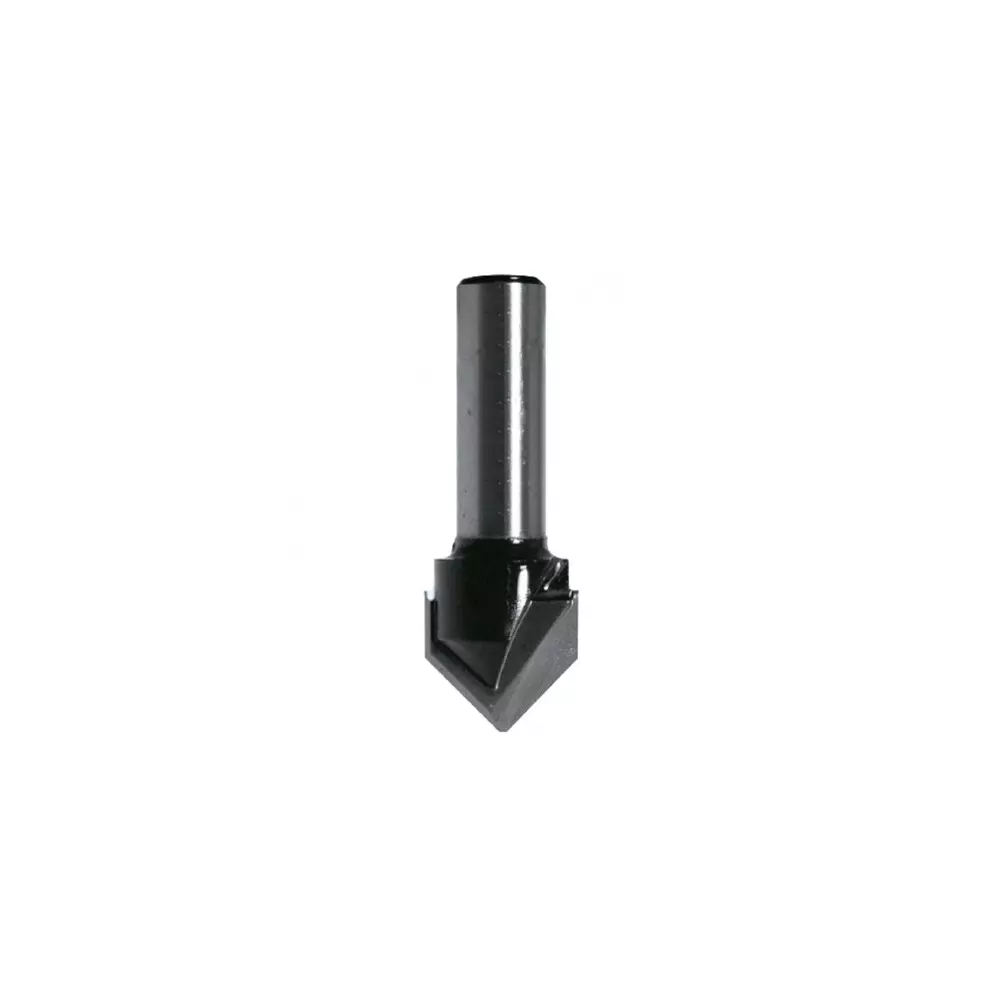 Mèche à rainure en "V" 90° HM - Diam 14 mm - L.U. 13 mm - Q. 8 mm - LEMAN - 4298.714.00