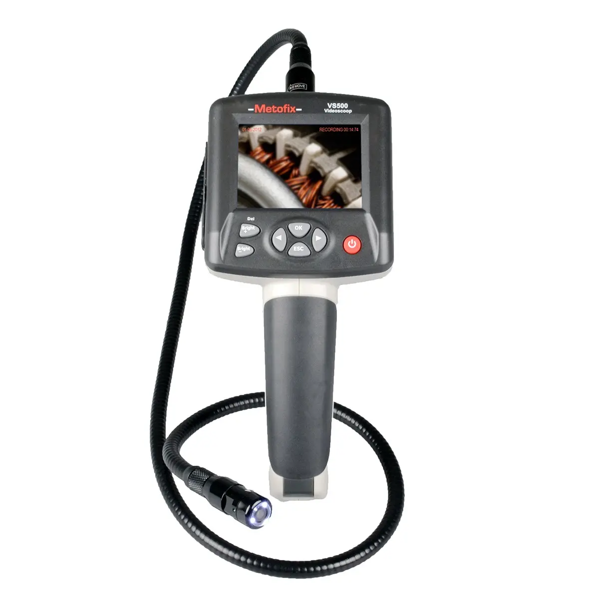 Metofix VS500 Vidéoscope avec caméra flexible - NETIM - 545712 Metofix VS500 Vidéoscope avec caméra flexible - NETIM - 545712