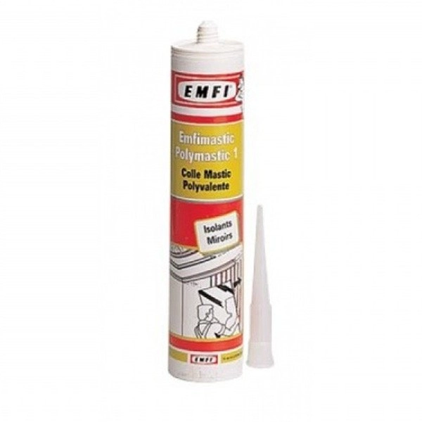 Colle Polymastic - Cartouche de 300ML - (POLYSTYRENE-MIROIR) - 36026AE066 Colle Polymastic - Cartouche de 300ML - (POLYSTYRENE-MIROIR) - 36026AE066