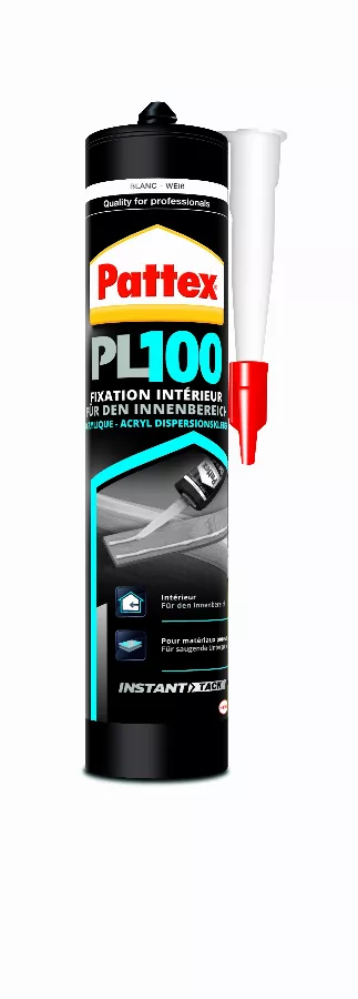Colle fixation PL100 PATTEX - high tank - blanc - 1726674