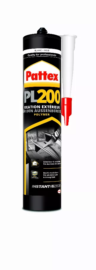 Colle fixation PL200 PATTEX - 480g blanc - 1506667