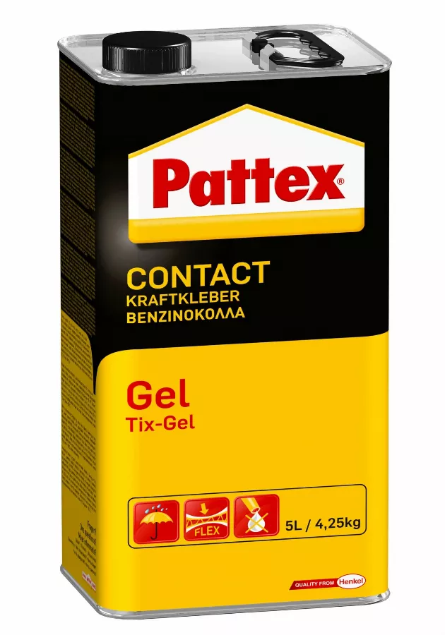 Colle contact gel PATTEX - bidon 4.25 kg - 1419285