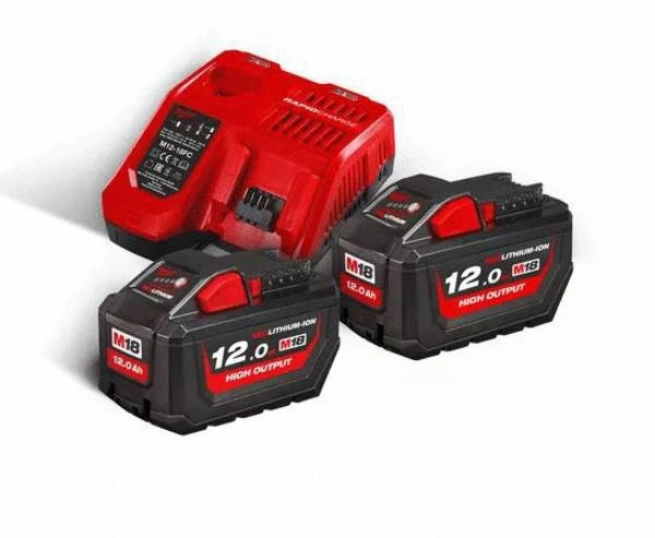 Kit 2 batteries + chargeur M18HNRG-122 NRG MILWAUKEE - 4933464261