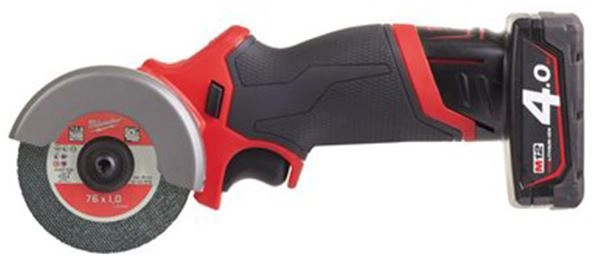 Pack Meuleuse Compacte Sans Fil Milwaukee 12V - Avec Batterie Li-Ion - 76 Mm