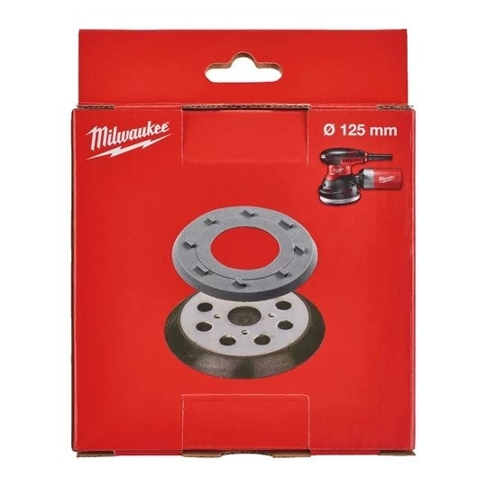 Plateau de ponçage 125 mm MILWAUKEE - 8 trous - 4932430091 Plateau de ponçage 125 mm MILWAUKEE - 8 trous - 4932430091
