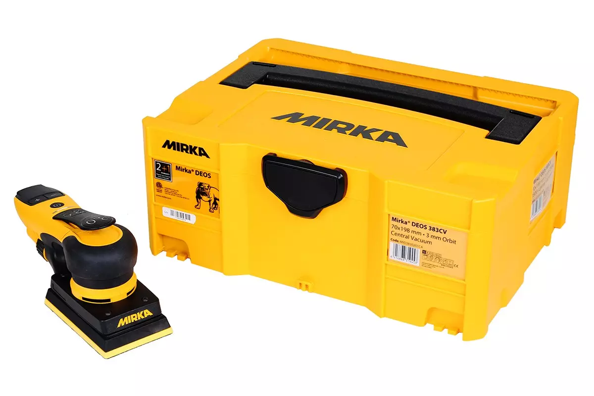 Ponceuse orbitale rectangulaire Deos II 353 filaire - MIRKA - 81x133 mm + Coffret de rangement - MID3534044CA Ponceuse orbitale rectangulaire Deos II 353 filaire - MIRKA - 81x133 mm + Coffret de rangement - MID3534044CA