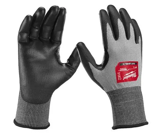 Gants Hi-Dex MILWAUKEE Anti coupure C - Taille 9 - 4932480498