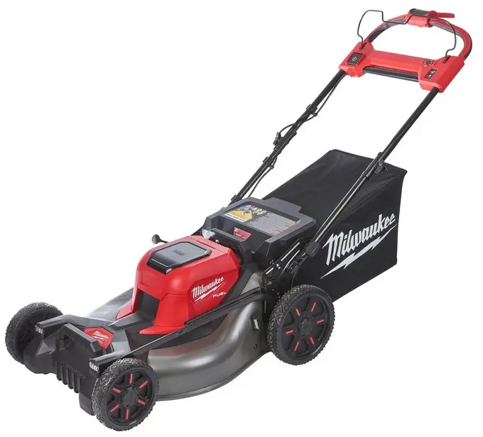 Tondeuse à gazon 18V fuel M18 MILWAUKEE F2LM53-122 - 2 batteries 12.0 Ah, chargeur - 4933479585