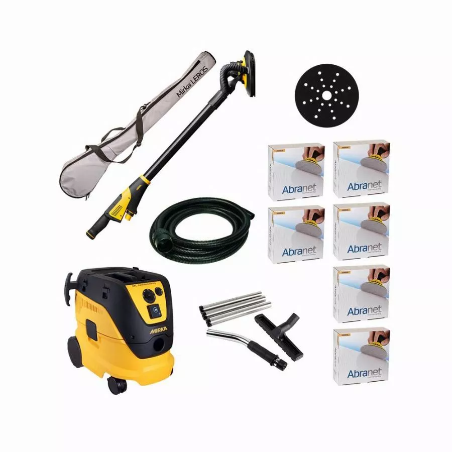 Pack Leros Premium - Leros 950cv -MIRKA - avec housse - accessoires - 150 abrasifs - KIT1803CDMFR Pack Leros Premium - Leros 950cv -MIRKA - avec housse - accessoires - 150 abrasifs - KIT1803CDMFR