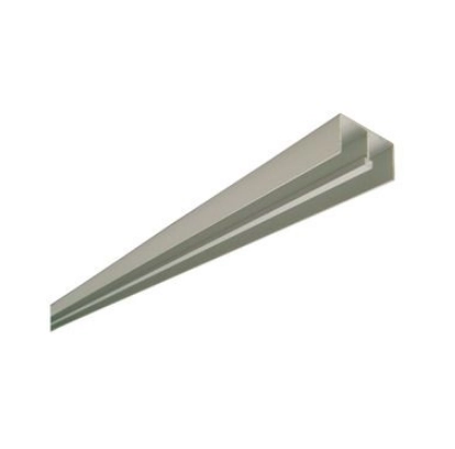 Rail du haut 1150 argent VACHETTE pour vitrine coulissante - 5 mètres - 343011