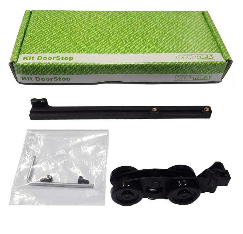 Kit ralentisseur Doorstop FIBROTUBI pour châssis à galandage - 92004007 Kit ralentisseur Doorstop FIBROTUBI pour châssis à galandage - 92004007