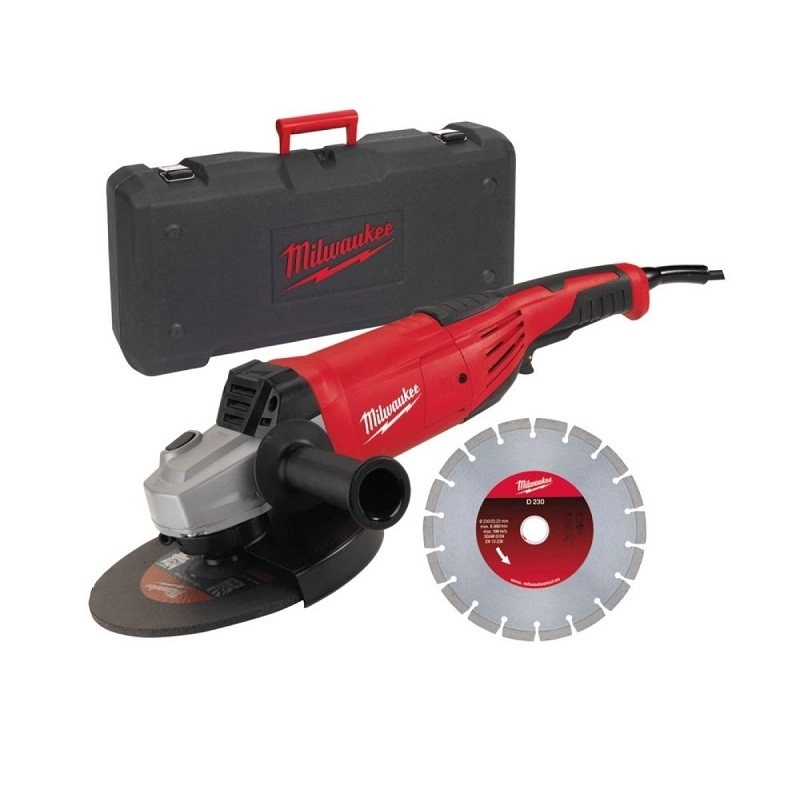 Meuleuse MILWAUKEE AG 22-230D-SET - Ø230mm 2200W - 4933440292