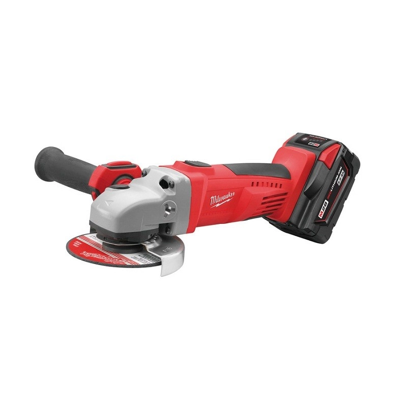 Meuleuse d'angle MILWAUKEE HD28 AG 32C - 28V  3.0 Ah + 2 batteries, chargeur, en coffret - 4933416940