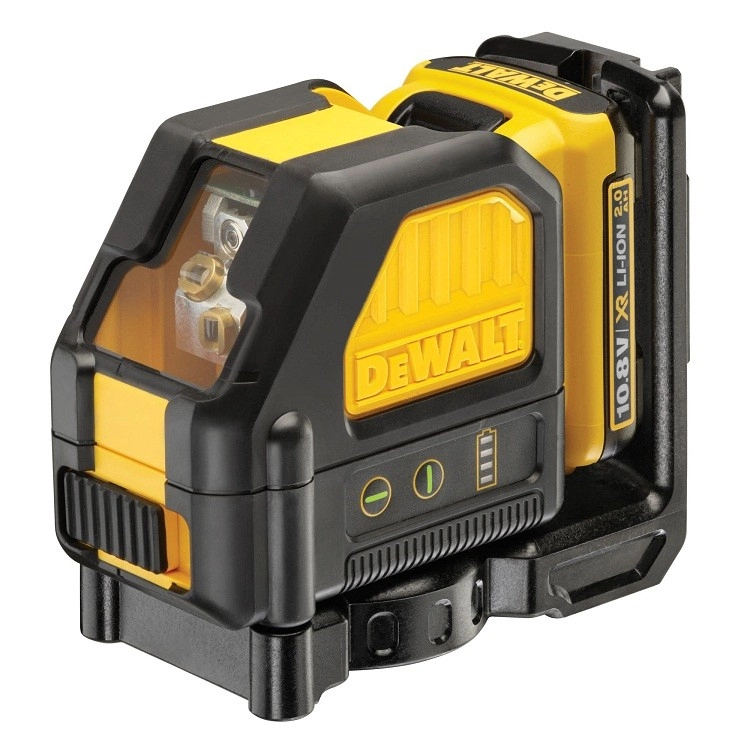 Laser DEWALT En croix - Faisceau vert - 10.8V 2.0Ah - Batterie et chargeur - DCE088D1G Laser DEWALT En croix - Faisceau vert - 10.8V 2.0Ah - Batterie et chargeur - DCE088D1G