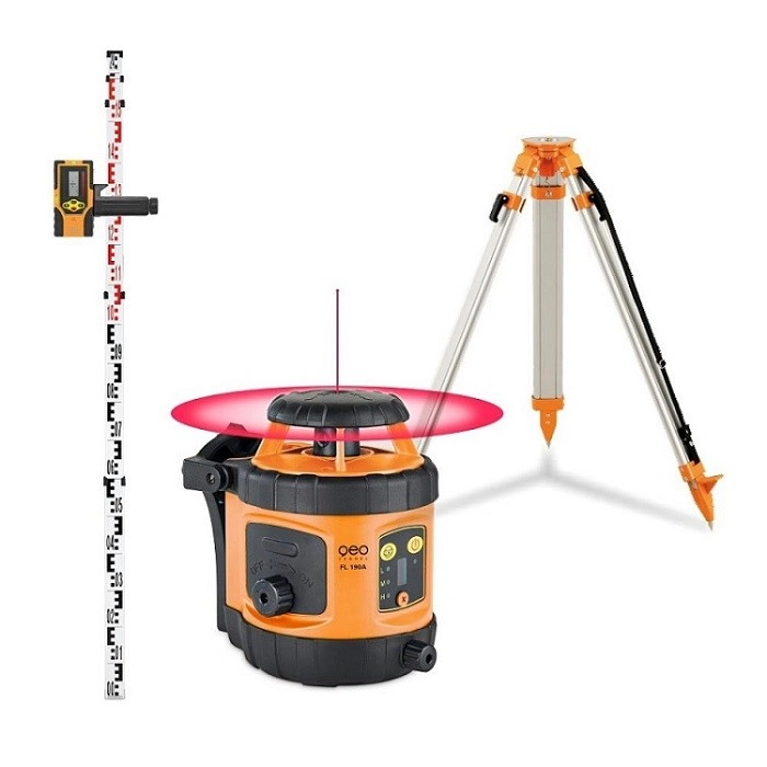Pack laser maçon FL190A + trépied + mire GEO FENNEL - 292190-S01 Pack laser maçon FL190A + trépied + mire GEO FENNEL - 292190-S01
