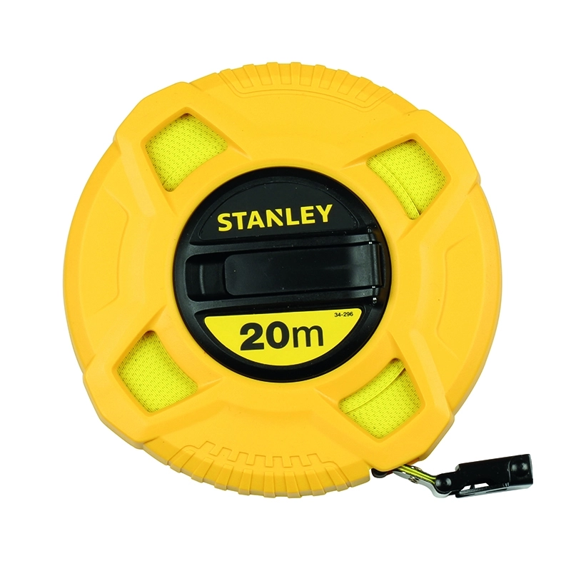 Mesure longue fibre de verre STANLEY 20m x 12.7mm - 0-34-296 Mesure longue fibre de verre STANLEY 20m x 12.7mm - 0-34-296