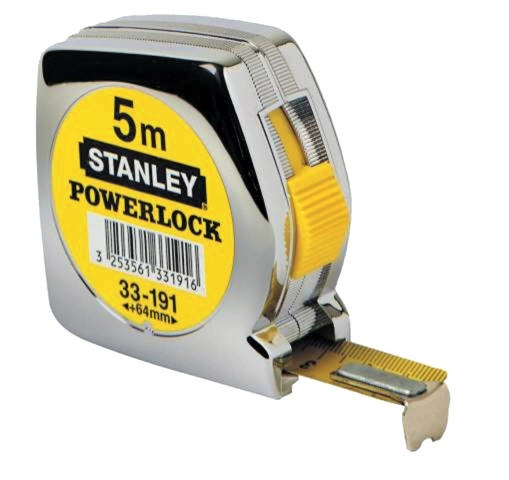 Mètre Powerlock Classic STANLEY - 8 m x 25 mm - 1-33-198