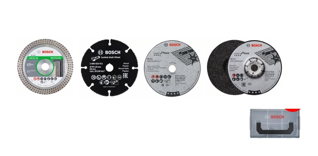 Lot de 9 disques Ø76 mm BOSCH pour meuleuse GWS12V76 - 06159975VC