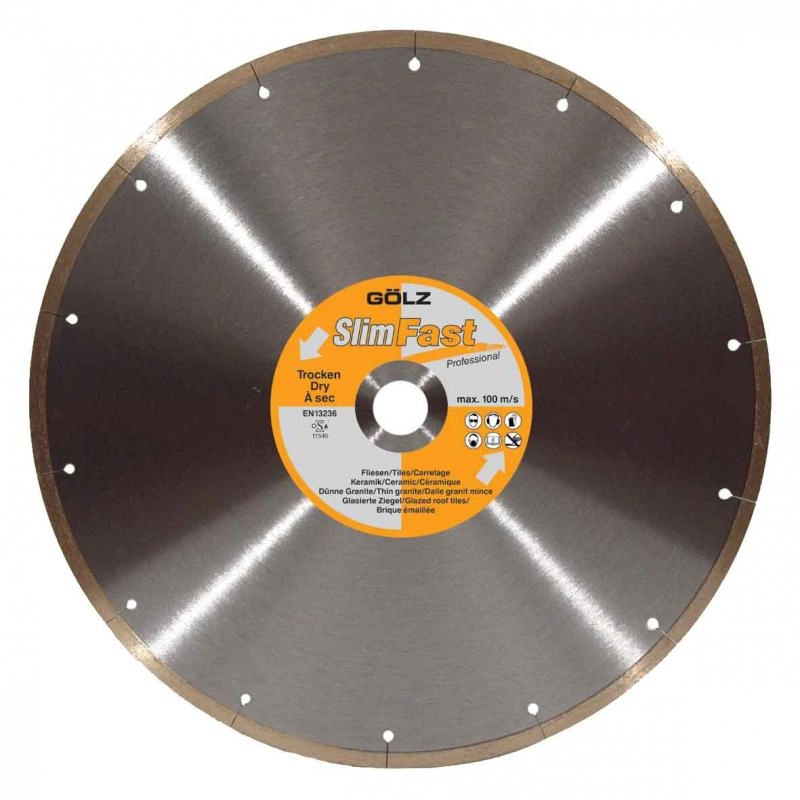 Disque GOLZ SlimFast Grès Cerame Premium - Ø350 mm - 04978060351