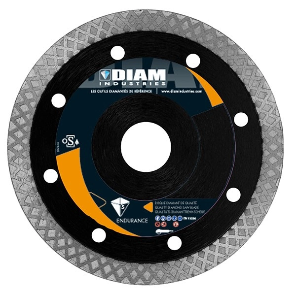 Disque diamant Ø125 mm DIAM - carrelage céramique - FC90125 Disque diamant Ø125 mm DIAM - carrelage céramique - FC90125