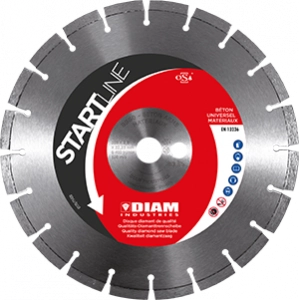Disque diamant Ø125 mm DIAM pour béton pierre parpaing - BS60125/22 Disque diamant Ø125 mm DIAM pour béton pierre parpaing - BS60125/22