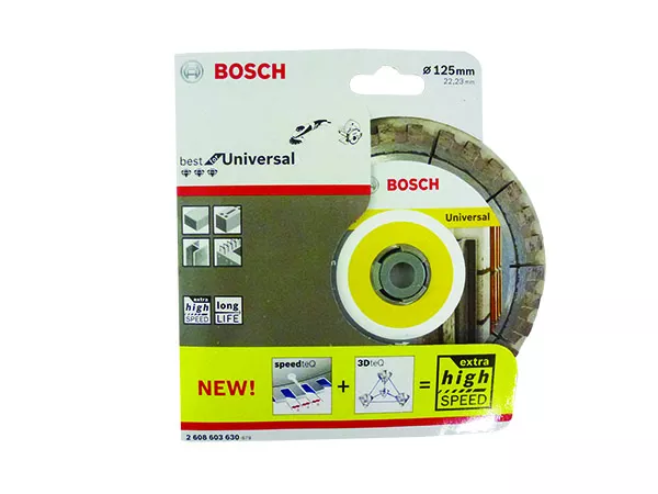 Disque à tronçonner diamanté multi matériaux Expert BOSCH 125 mm - 2608900660
