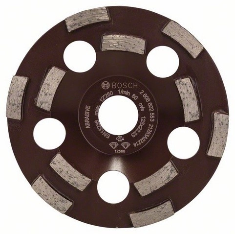Meule diamantée BOSCH EXPERT Pour Abrasive, résine, peinture, colle, amiante Ø125 MM - 2608602553 Meule diamantée BOSCH EXPERT Pour Abrasive, résine, peinture, colle, amiante Ø125 MM - 2608602553