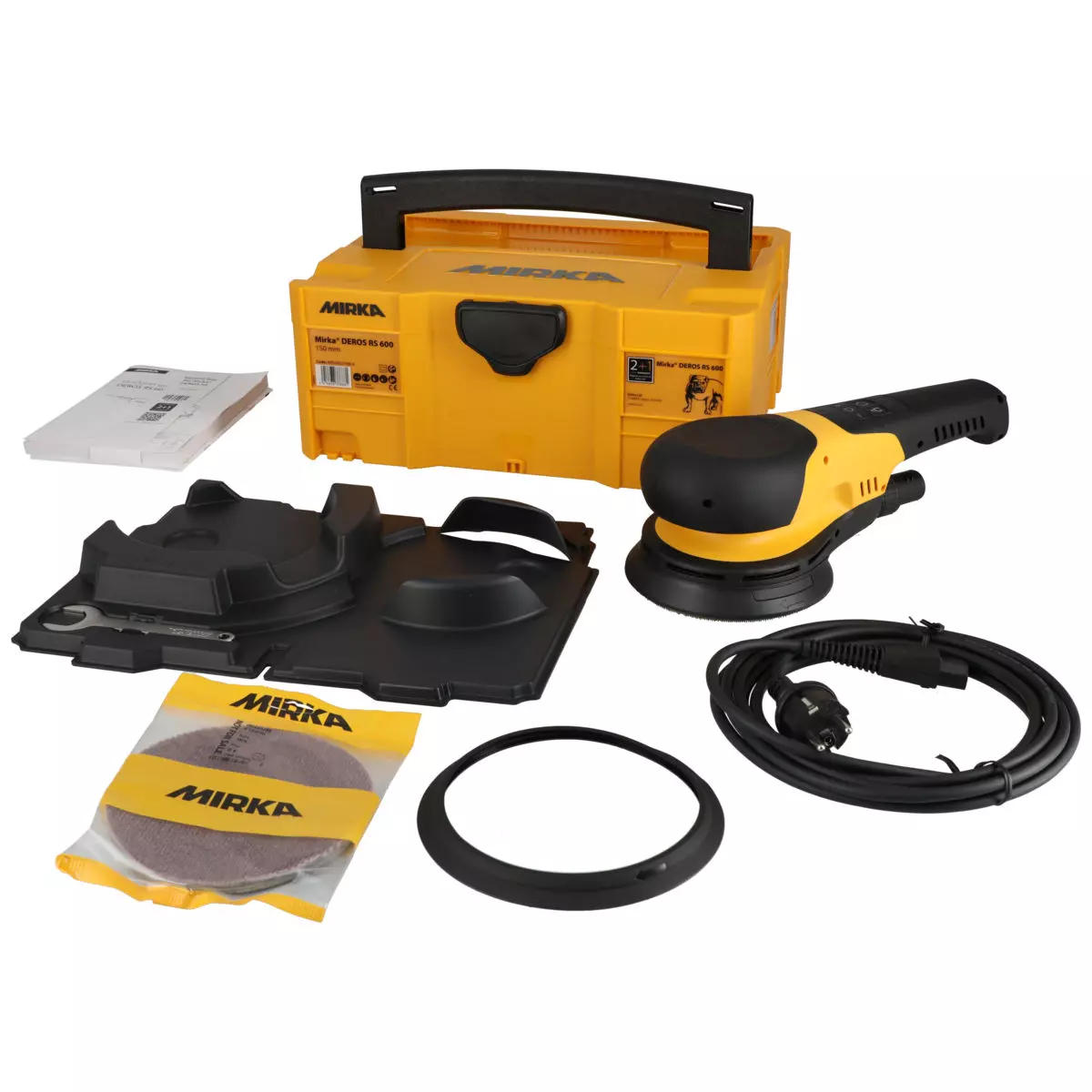 Ponceuse filaire rotative Deros RS 600 en coffret - Ø 150 mm - MIRKA - MRS6002100CA Ponceuse filaire rotative Deros RS 600 en coffret - Ø 150 mm - MIRKA - MRS6002100CA