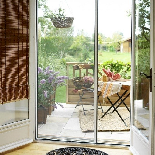 Moustiquaire NEW IDEA latérale 100x250 - Ral 8017 Brun chocolat - NIDL1B1002508017