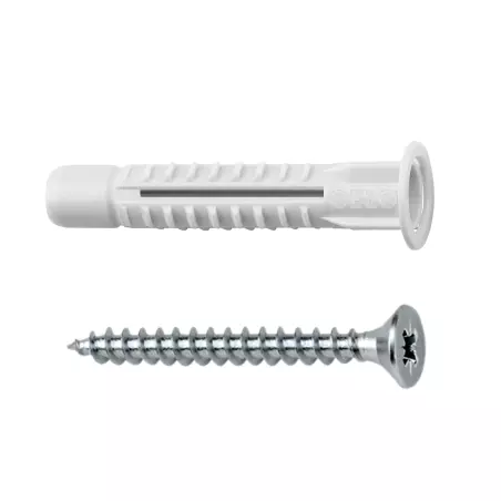 Cheville multi-matériaux avec collerette MZK + Vis pour aggloméré - CELO - XXMZKSZ