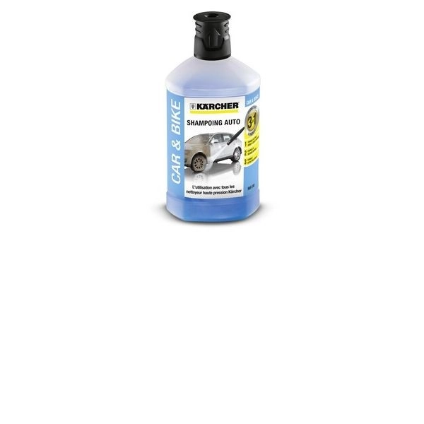 Shampoing KARCHER Auto-Moto-Camping Cars - Bidon de 1L - 6.295-751.0