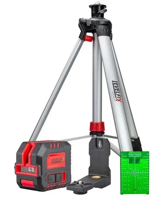Levelfix CL120G Laser compact croix - Set avec trépied 1,5 m - NETIM - 556112