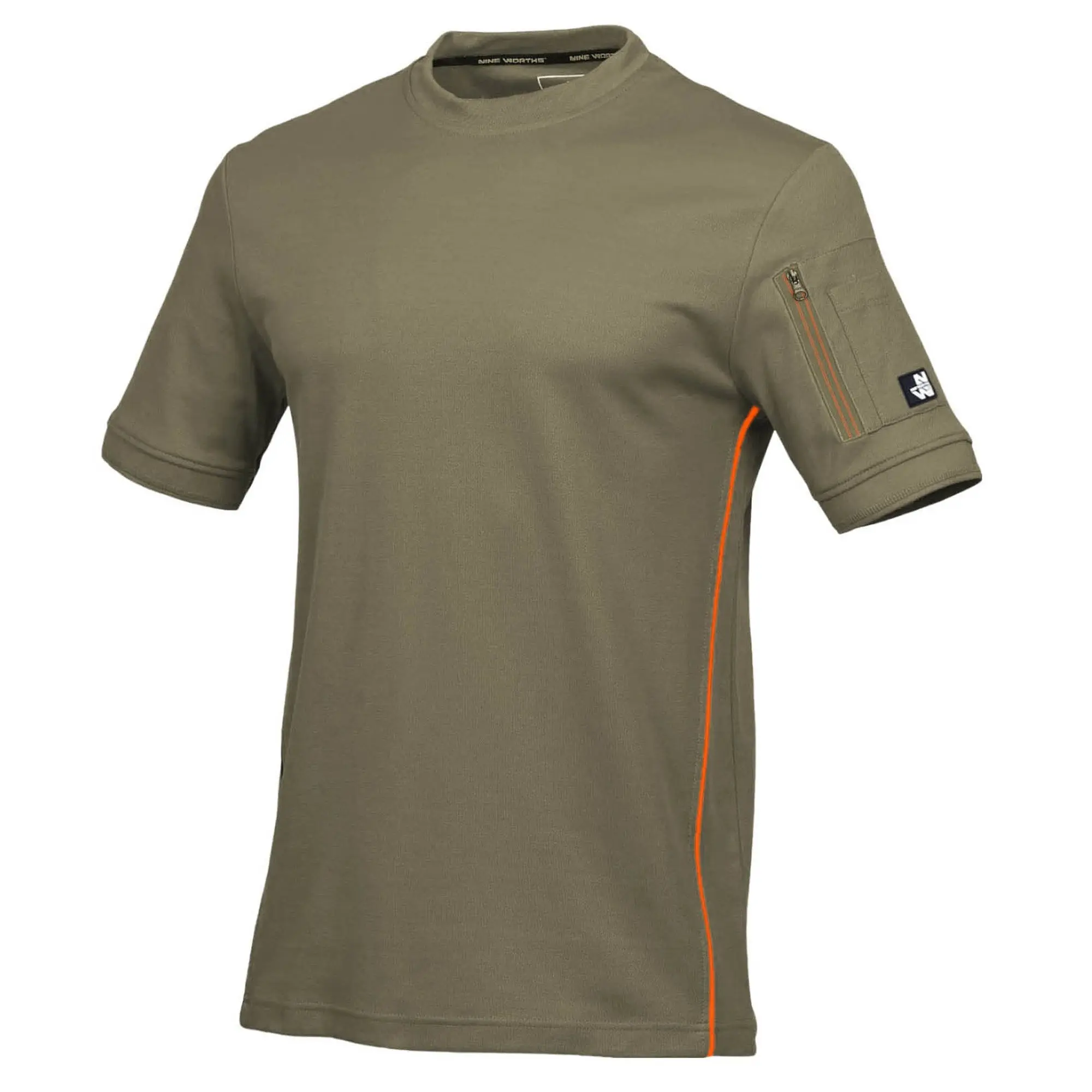 T-shirt manches courtes Albon kaki - NORTH WAYS - 1061