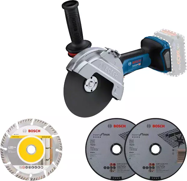 Meuleuse angulaire sans-fil biturbo - GWS 18V-180 P - BOSCH - 06019H6L02 Meuleuse angulaire sans-fil biturbo - GWS 18V-180 P - BOSCH - 06019H6L02